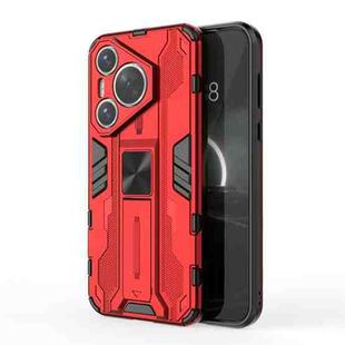 For  Huawei P70 Supersonic Armor PC Hybrid TPU Phone Case(Red)