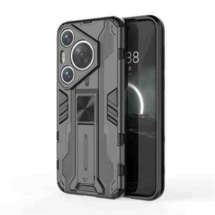 For Huawei P70 Pro Supersonic Armor PC Hybrid TPU Phone Case(Black)