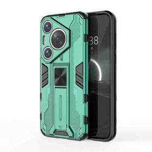 For Huawei P70 Pro Supersonic Armor PC Hybrid TPU Phone Case(Green)