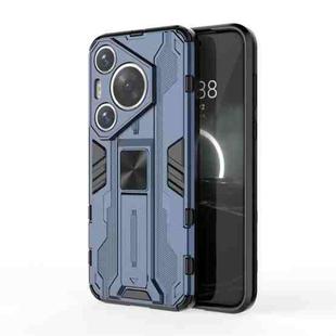 For Huawei P70 Pro Supersonic Armor PC Hybrid TPU Phone Case(Blue)