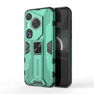 For Huawei P70 Art Supersonic Armor PC Hybrid TPU Phone Case(Green)