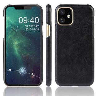 Shockproof Litchi Texture PC + PU Case For Apple iPhone 11 Pro(Black)