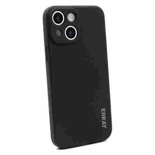 For iPhone 15 Plus ENKAY Liquid Silicone Soft Shockproof Phone Case(Black)