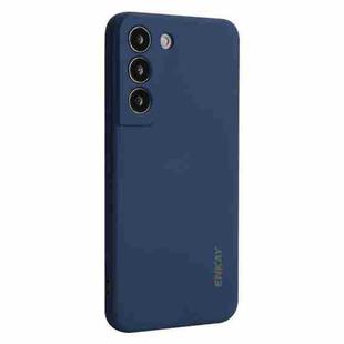 For Samsung Galaxy S24+ 5G ENKAY Liquid Silicone Soft Shockproof Phone Case(Dark Blue)