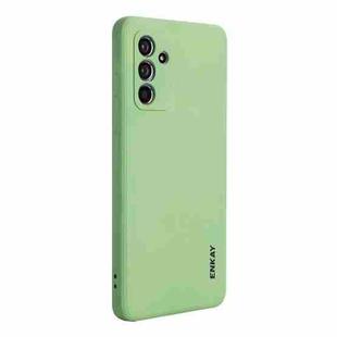 For Samsung Galaxy A55 ENKAY Liquid Silicone Soft Shockproof Phone Case(Light Green)