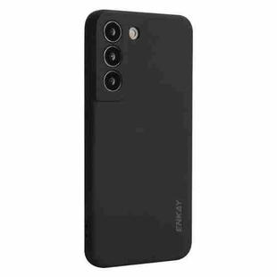 For Samsung Galaxy S25 5G ENKAY Liquid Silicone Soft Shockproof Phone Case(Black)