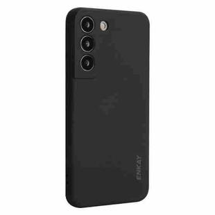 For Samsung Galaxy S25+ 5G ENKAY Liquid Silicone Soft Shockproof Phone Case(Black)