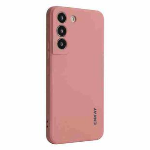 For Samsung Galaxy S25+ 5G ENKAY Liquid Silicone Soft Shockproof Phone Case(Pink)