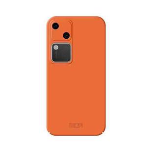 For vivo S18 MOFI Qin Series Skin Feel All-inclusive PC Phone Case(Orange)