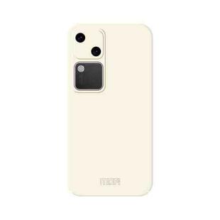 For vivo S18 MOFI Qin Series Skin Feel All-inclusive PC Phone Case(Beige)