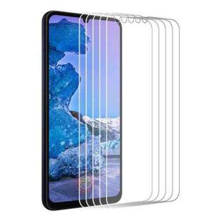 For Honor Play 40 5pcs ENKAY 9H Big Arc Edge High Aluminum-silicon Tempered Glass Film