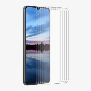 For OPPO A59 5pcs ENKAY 9H Big Arc Edge High Aluminum-silicon Tempered Glass Film