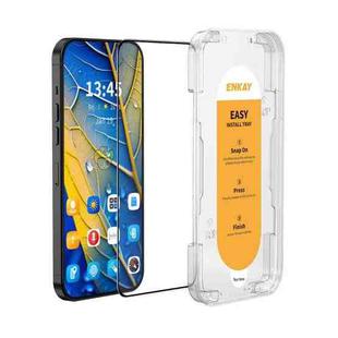 For Redmi K60 Ultra ENKAY Easy Install High Alumina Silicon Full Glass Film