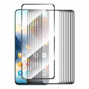 For Nothing Phone 2a 10pcs ENKAY Hat-Prince Full Glue High Aluminum-silicon Tempered Glass Film