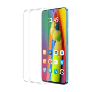 For Redmi 13X 2pcs ENKAY 9H Big Arc Edge High Aluminum-silicon Tempered Glass Film