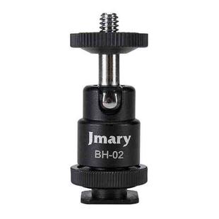 JMARY BH-02 360-Degree Rotating Tripod Ball Head 1/4 Screw Adapter