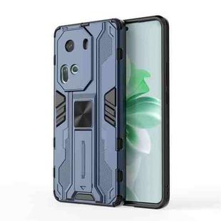 For OPPO Reno11 Pro Global Supersonic Armor PC Hybrid TPU Phone Case(Blue)