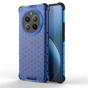 For Realme 12 Pro Shockproof Honeycomb Phone Case(Blue)