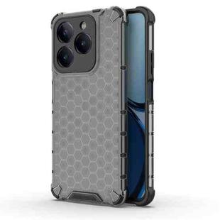 For Realme Narzo N63 4G Shockproof Honeycomb Phone Case(Black)