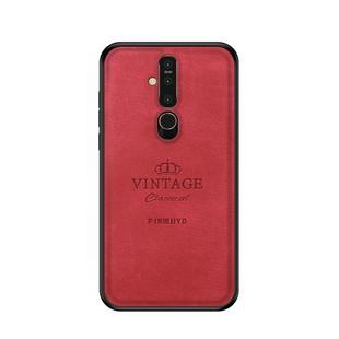 PINWUYO Shockproof Waterproof Full Coverage PC + TPU + Skin Protective Case for Nokia X71(Red)