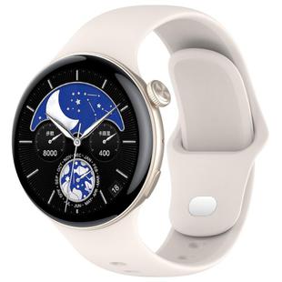 For vivo Watch 3 / iQOO Watch Solid Color Silicone Watch Band(Stralight)