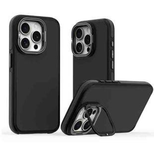 For iPhone 15 Pro Max Dual-Color Shockproof TPU Phone Case(Black)