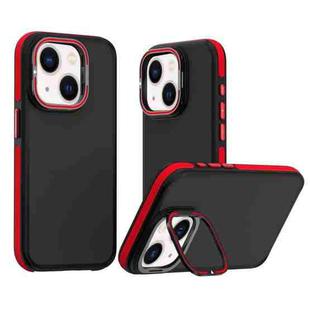 For iPhone 14 Plus Dual-Color Shockproof TPU Phone Case(Red)