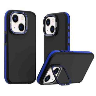 For iPhone 14 Dual-Color Shockproof TPU Phone Case(Blue)