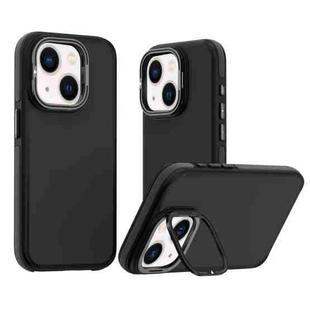 For iPhone 13 Dual-Color Shockproof TPU Phone Case(Black)