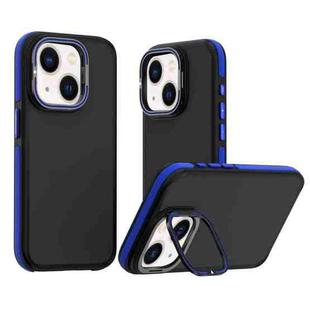 For iPhone 13 Dual-Color Shockproof TPU Phone Case(Blue)