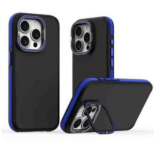 For iPhone 12 Pro Max Dual-Color Shockproof TPU Phone Case(Blue)