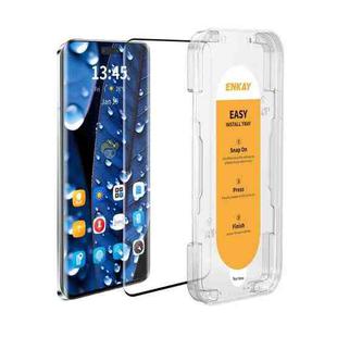 For Honor 90 Pro / 100 Pro ENKAY Easy Install Hot Bending Side Glue Tempered Glass Film