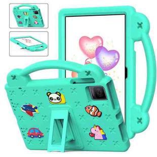 For T-Mobile REVVL Tab 10.36 2023 Handle Kickstand Children EVA Shockproof Tablet Case(Mint Green)