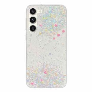 For Samsung Galaxy S23+ 5G Dreamy Star Glitter Epoxy TPU Phone Case(Transparent)