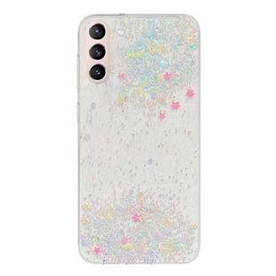 For Samsung Galaxy S21+ 5G Dreamy Star Glitter Epoxy TPU Phone Case(Transparent)