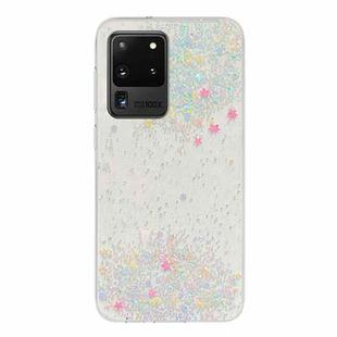 For Samsung Galaxy S20 Ultra Dreamy Star Glitter Epoxy TPU Phone Case(Transparent)