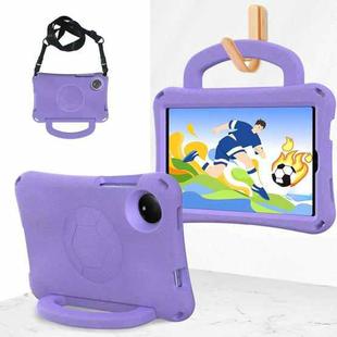 For Redmi Pad SE 8.7 2024 Handle Football Shaped EVA Shockproof Tablet Case(Light Purple)