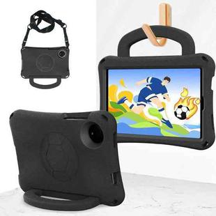 For Redmi Pad SE 8.7 2024 Handle Football Shaped EVA Shockproof Tablet Case(Black)