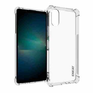 For Sony Xperia 10 VI ENKAY Hat-Prince Transparent TPU Shockproof Phone Case