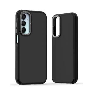 For Samsung Galaxy A35 5G Dual-Color Shockproof TPU Phone Case(Black)