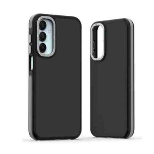 For Samsung Galaxy A35 5G Dual-Color Shockproof TPU Phone Case(Grey)