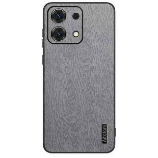 For Xiaomi Redmi Note 13 Pro 5G Tree Bark Leather Shockproof Phone Case(Grey)