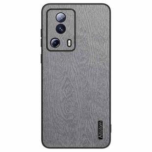 For Xiaomi Civi 2 Tree Bark Leather Shockproof Phone Case(Grey)