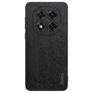 For Xiaomi Redmi Note 14 Pro 5G Tree Bark Leather Shockproof Phone Case(Black)