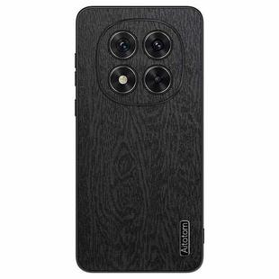 For Xiaomi Redmi Note 14 Pro+  Tree Bark Leather Shockproof Phone Case(Black)