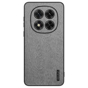 For Xiaomi Redmi Note 14 Pro+  Tree Bark Leather Shockproof Phone Case(Grey)
