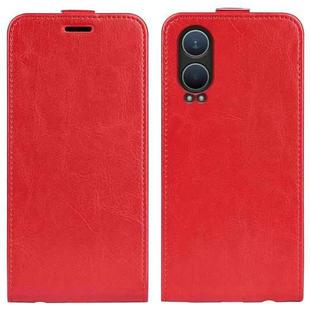 For OnePlus Nord CE4 Lite 5G R64 Texture Single Vertical Flip Leather Phone Case(Red)