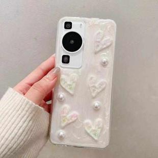 For Huawei P60 / P60 Pro Cream Gum Decoden TPU Phone Case(Love)