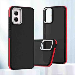 For Motorola Moto G Play 2024 Dual-Color Shockproof TPU Phone Case(Red)