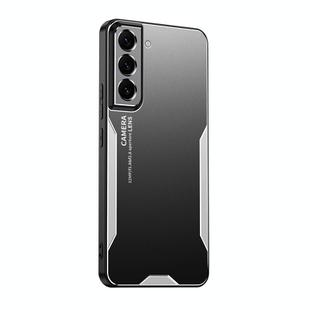 For Samsung Galaxy S21+ 5G Blade Series TPU Hybrid Metal Phone Case(Silver)